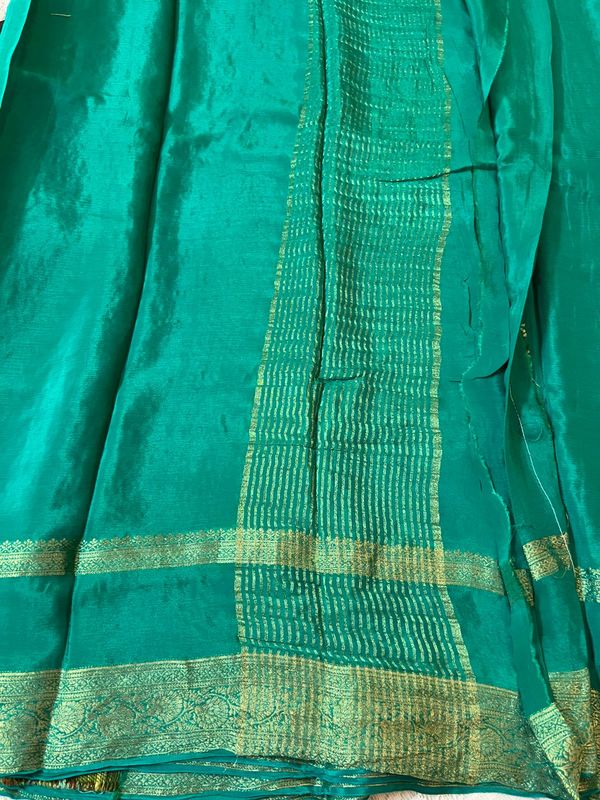 ​Bentex Border Chinnon silk sarees
