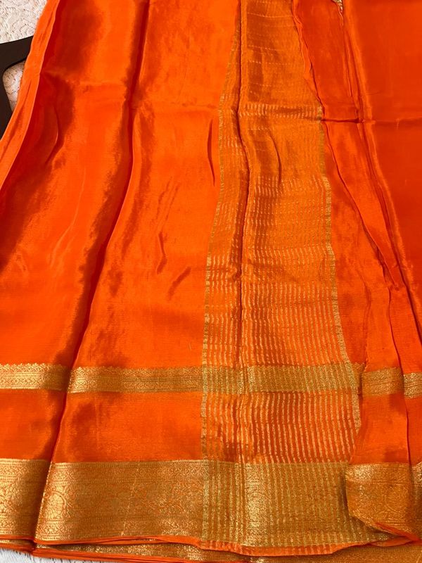 ​Bentex Border Chinnon silk sarees