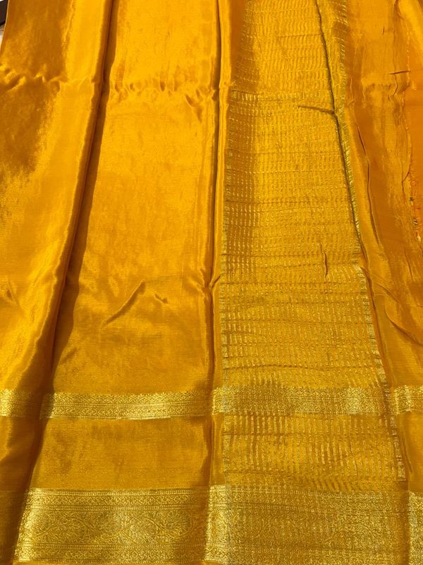 ​Bentex Border Chinnon silk sarees