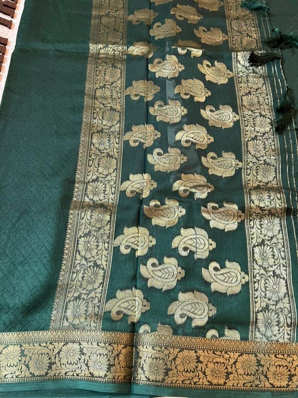 Fancy Chinnon silk sarees​