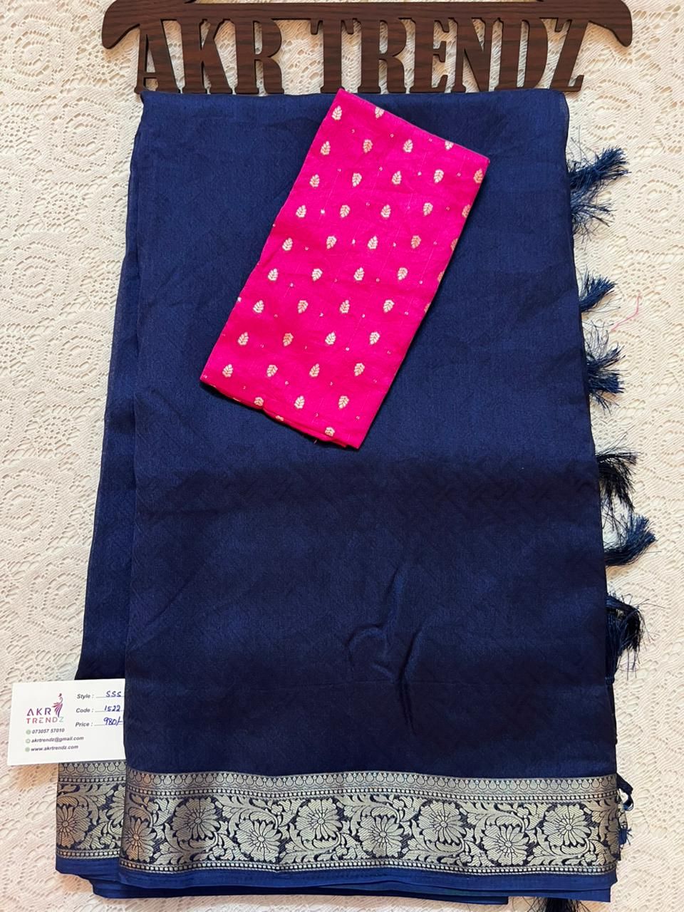 Fancy Chinnon silk sarees​