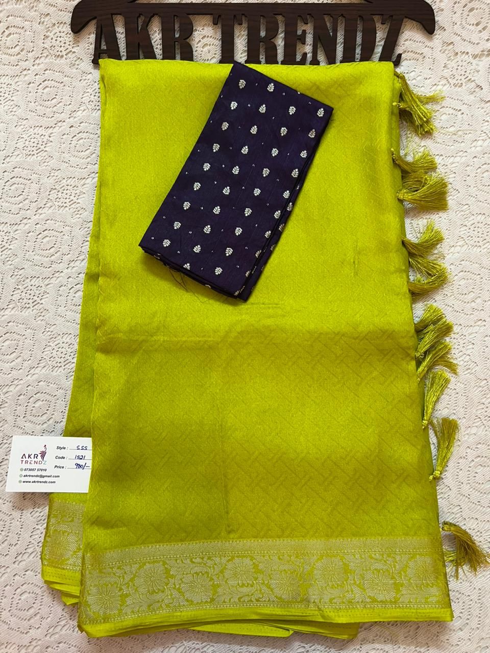 Fancy Chinnon silk sarees​