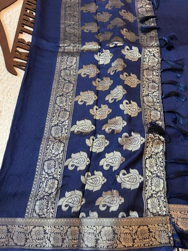 Fancy Chinnon silk sarees​
