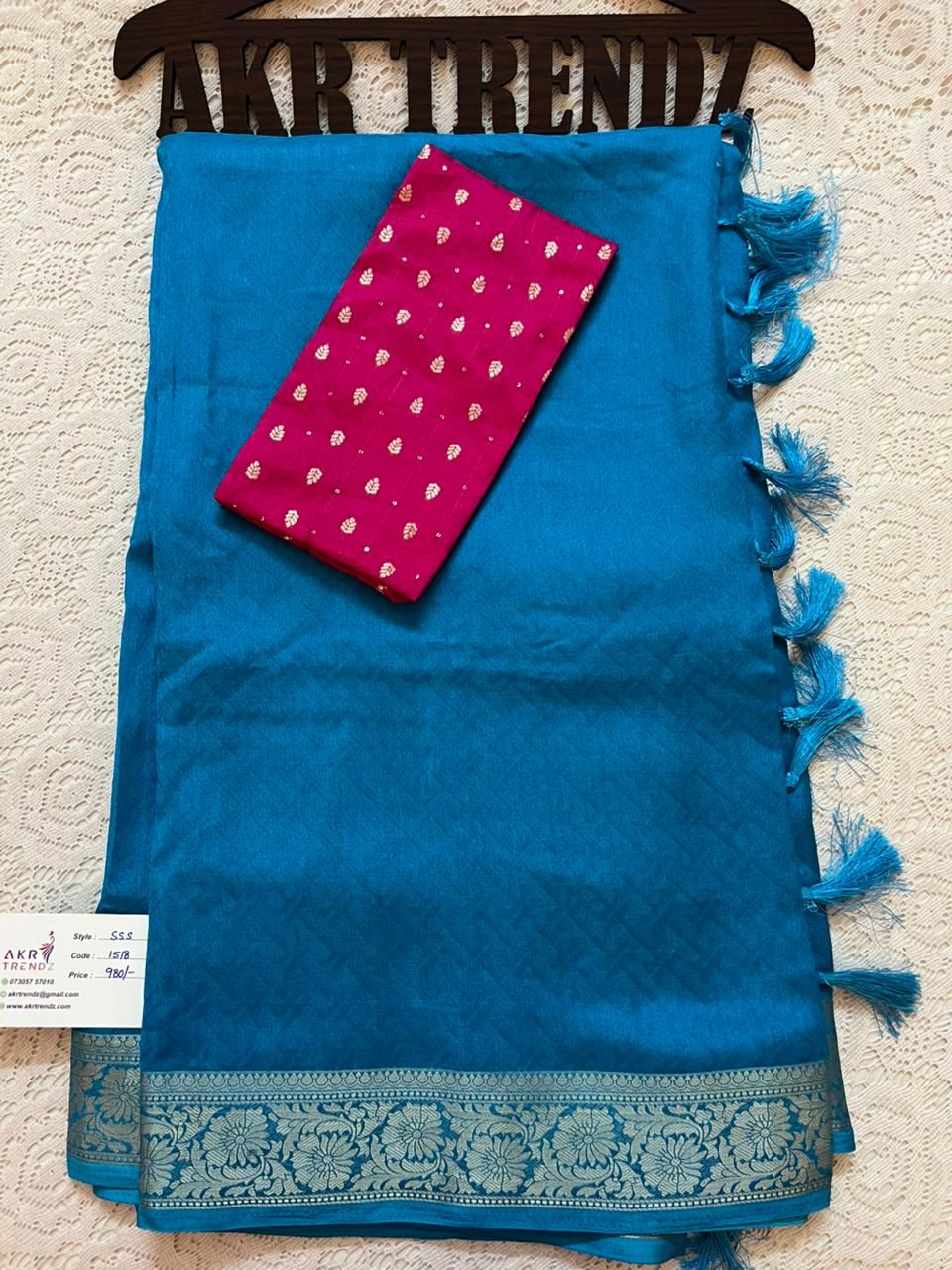 Fancy Chinnon silk sarees​