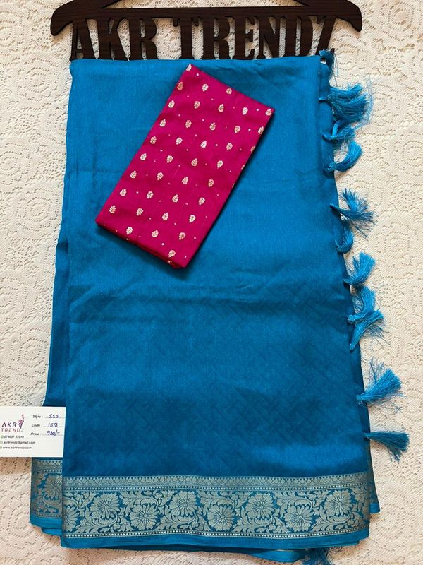 Fancy Chinnon silk sarees​