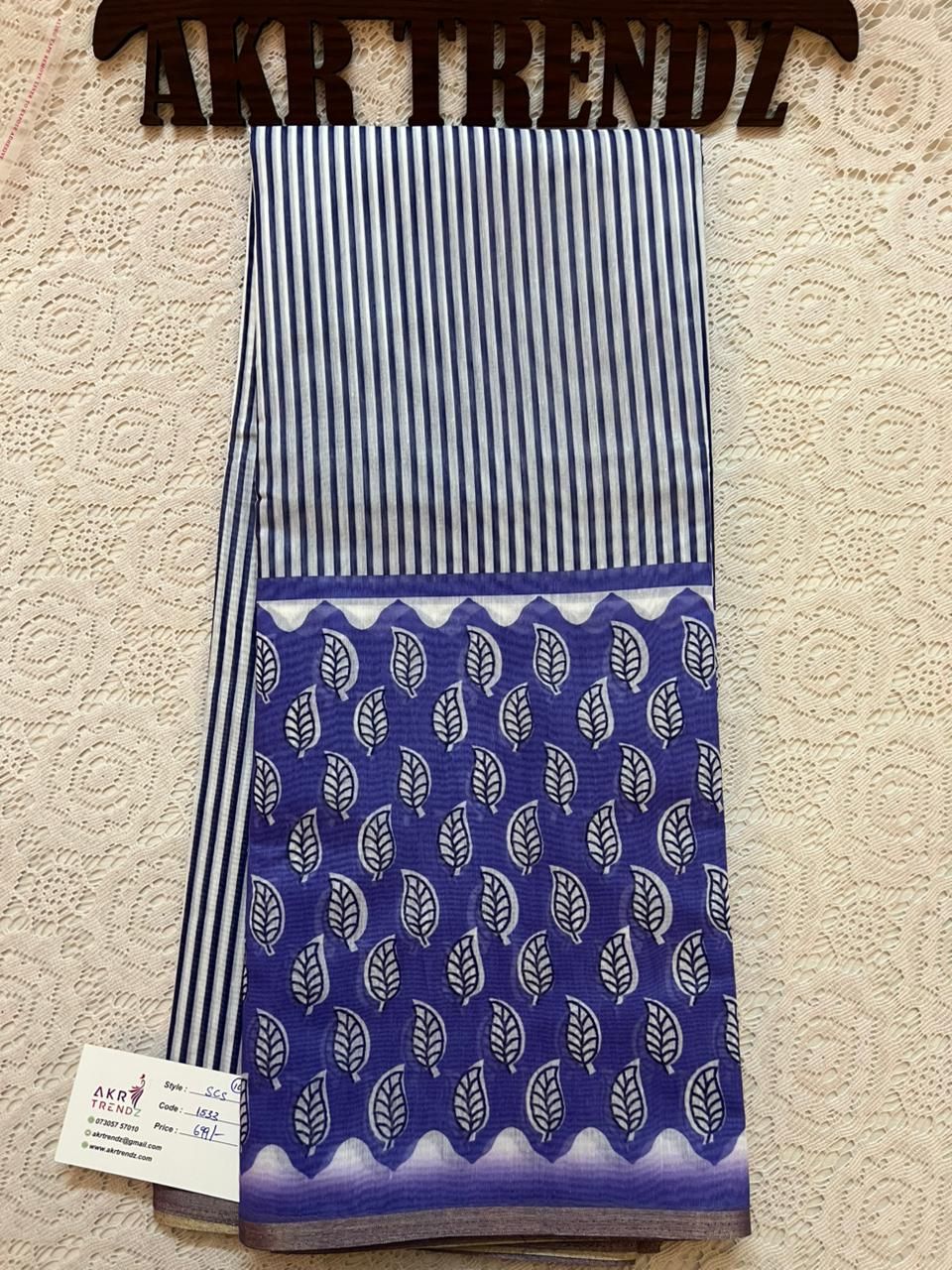 Soft Chanderi cotton sarees