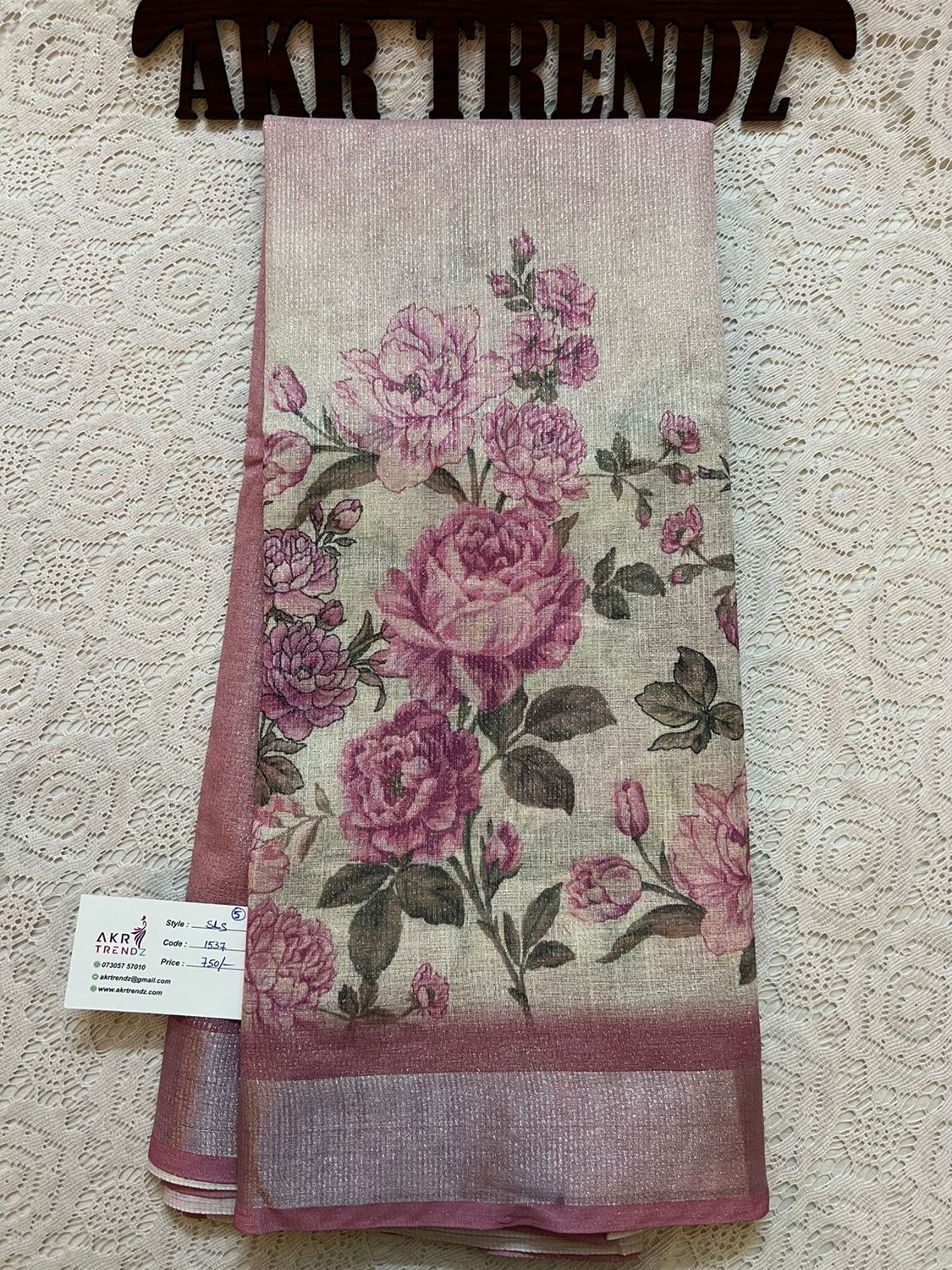 Shimmer Linen sarees