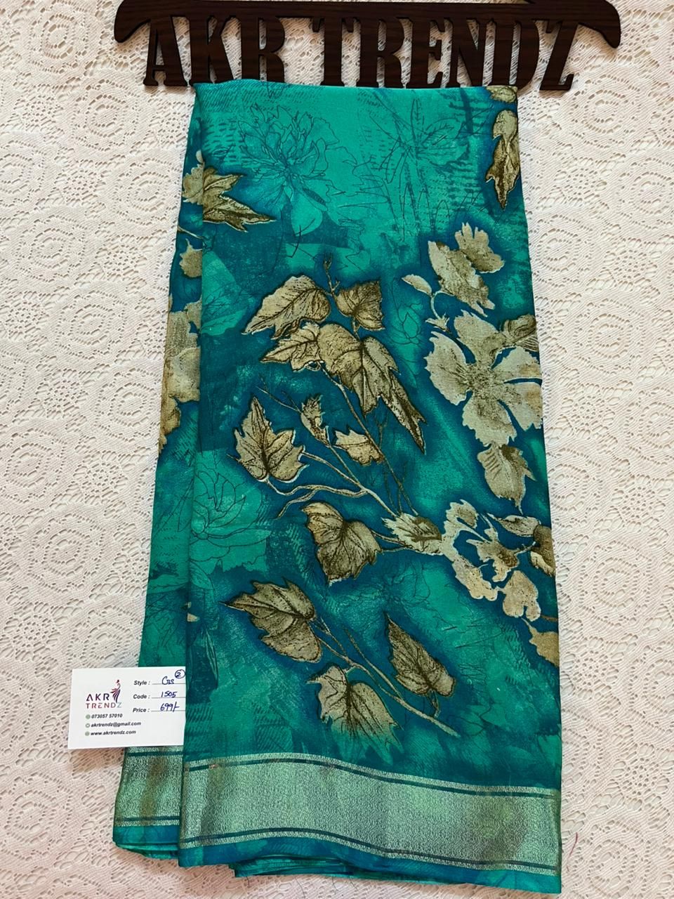 Zari Georgette sarees​