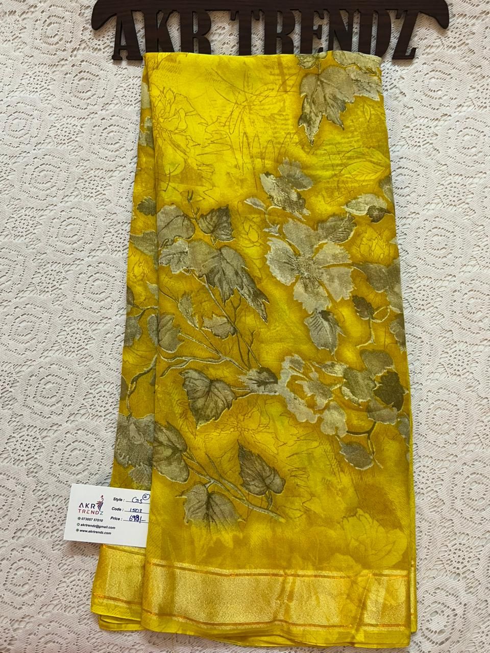 Zari Georgette sarees​