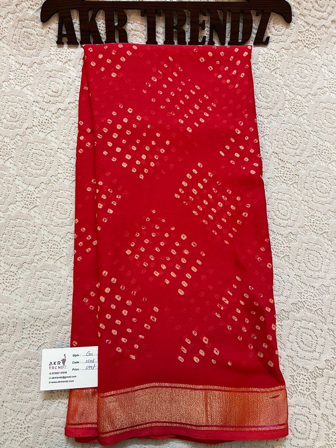 Zari Georgette sarees​