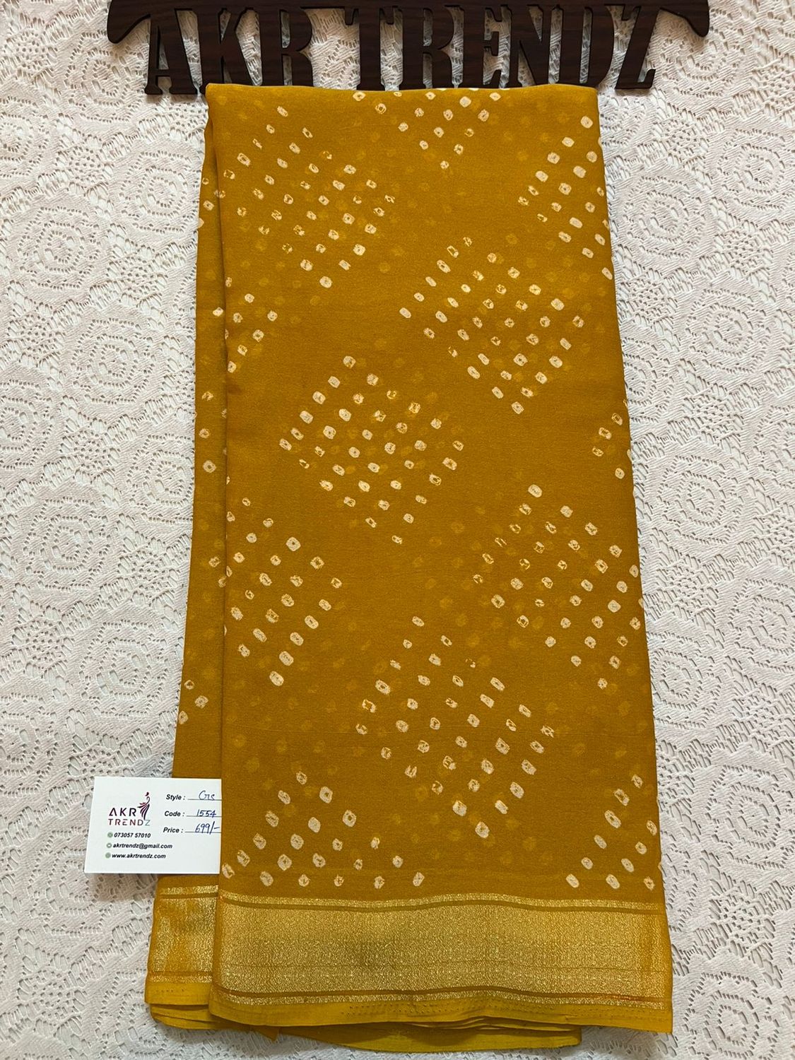 Zari Georgette sarees​