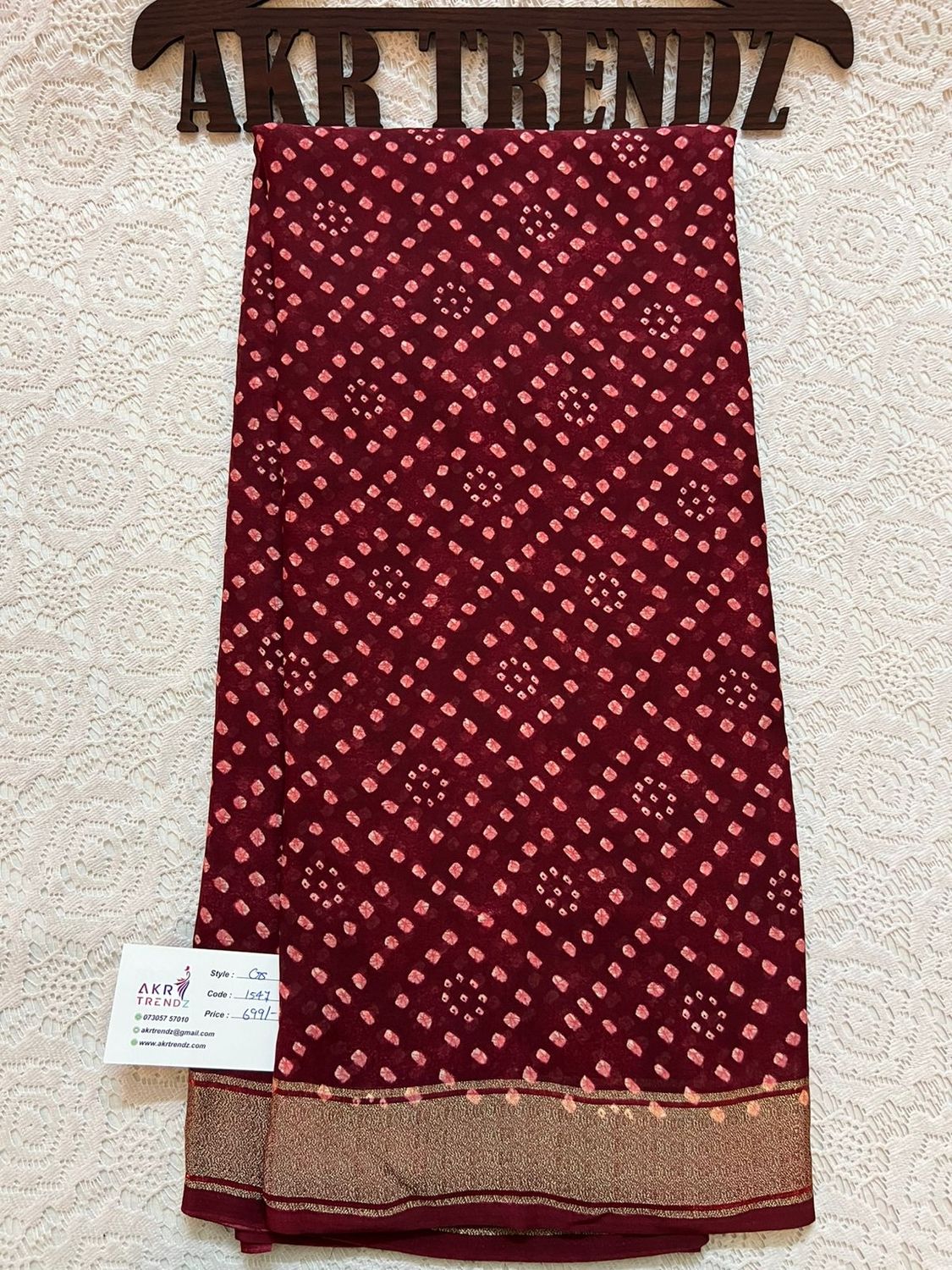 Zari Georgette sarees​