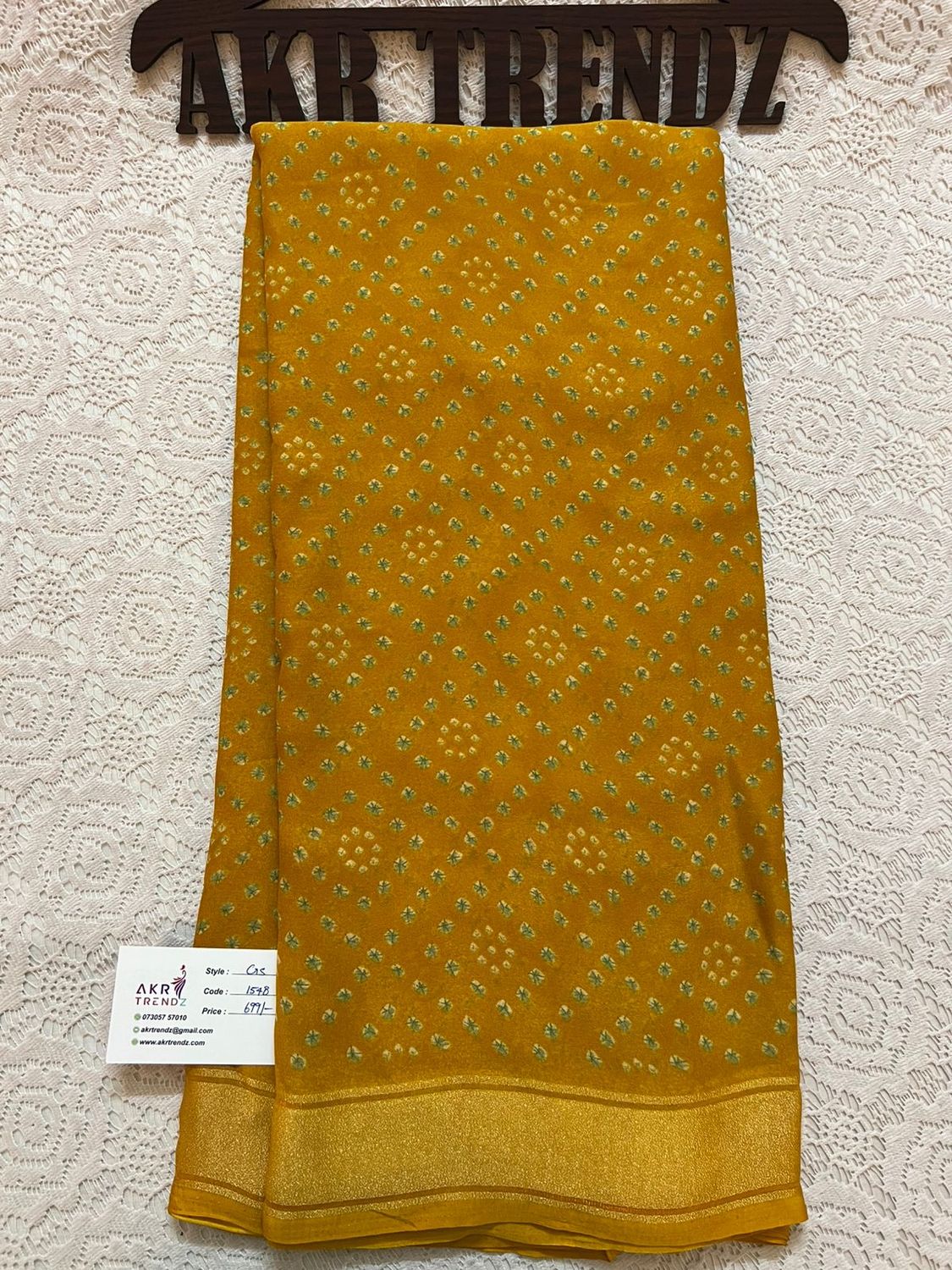 Zari Georgette sarees​