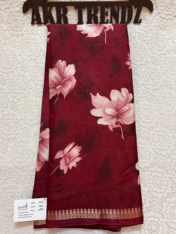 Printed silk sarees​