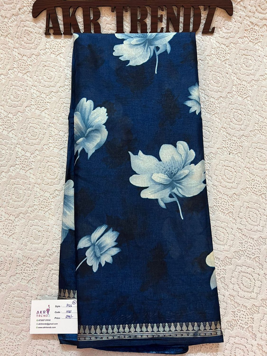 Printed silk sarees​