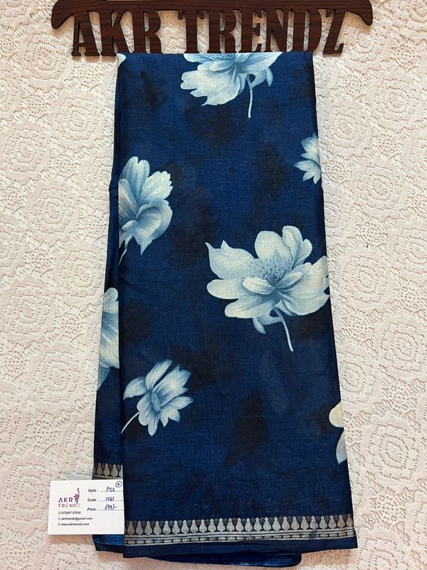 Printed silk sarees​