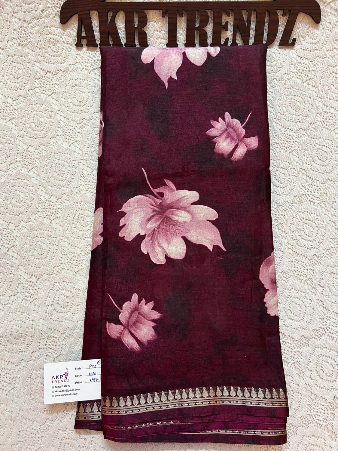 Printed silk sarees​