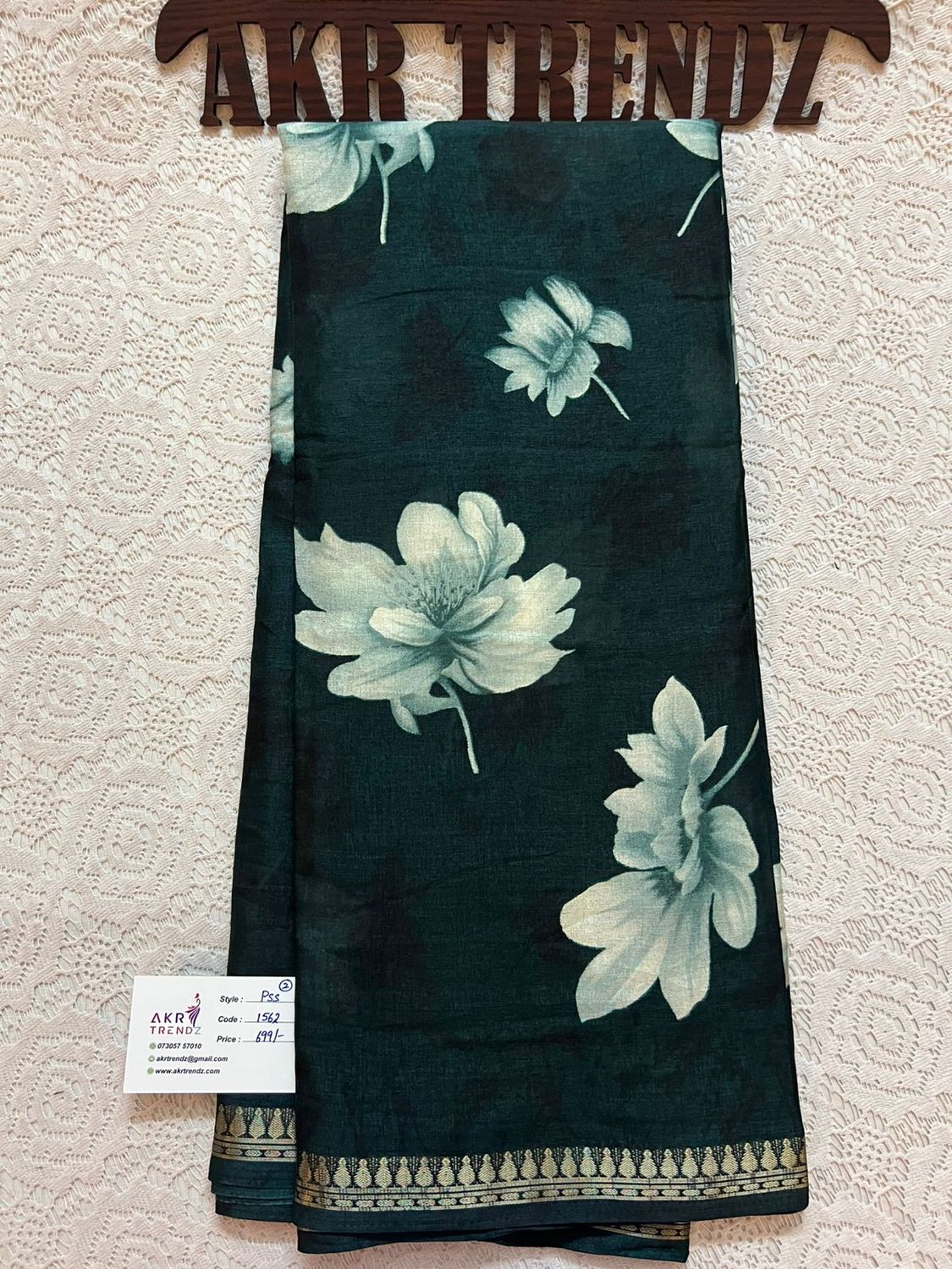 Printed silk sarees​