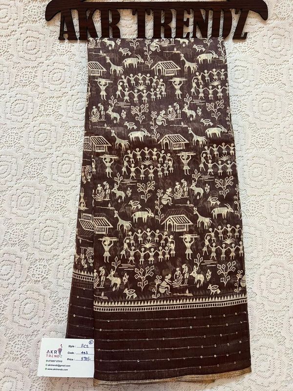 Fancy cotton sarees