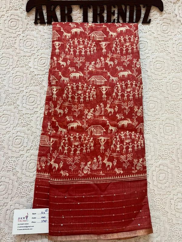 Fancy cotton sarees