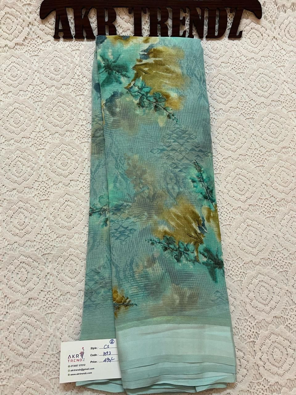 Satin Border Georgette sarees