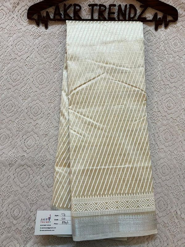 Semi Tussar silk sarees