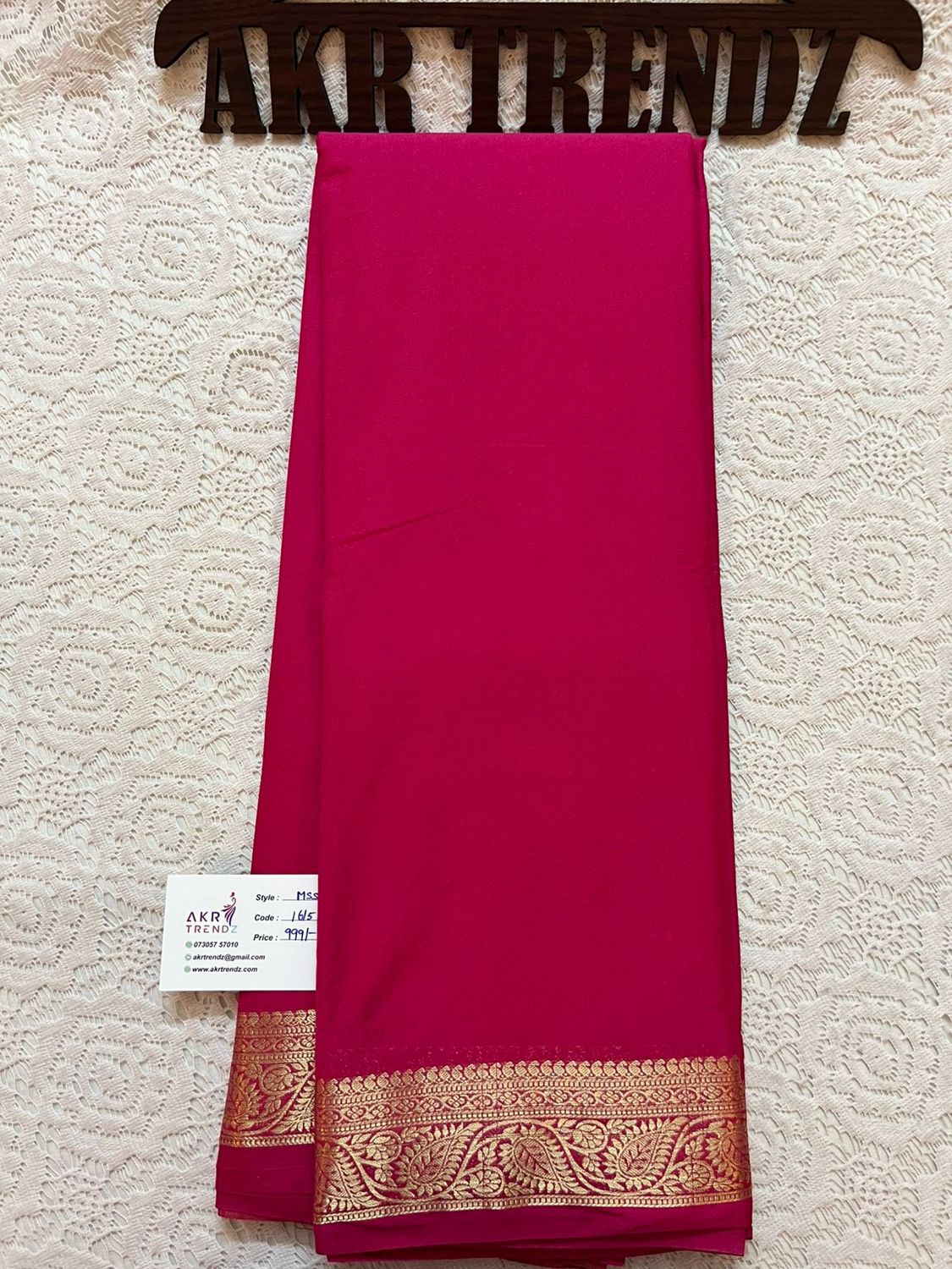Mysore crape silk sarees​