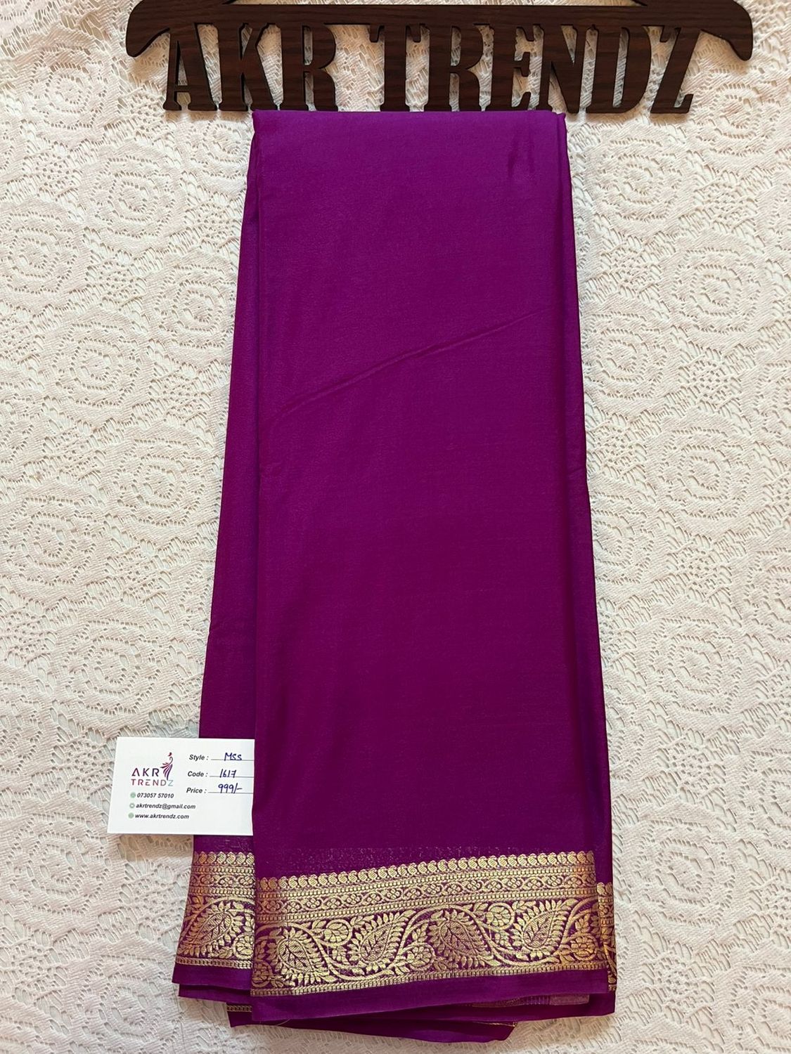 Mysore crape silk sarees​