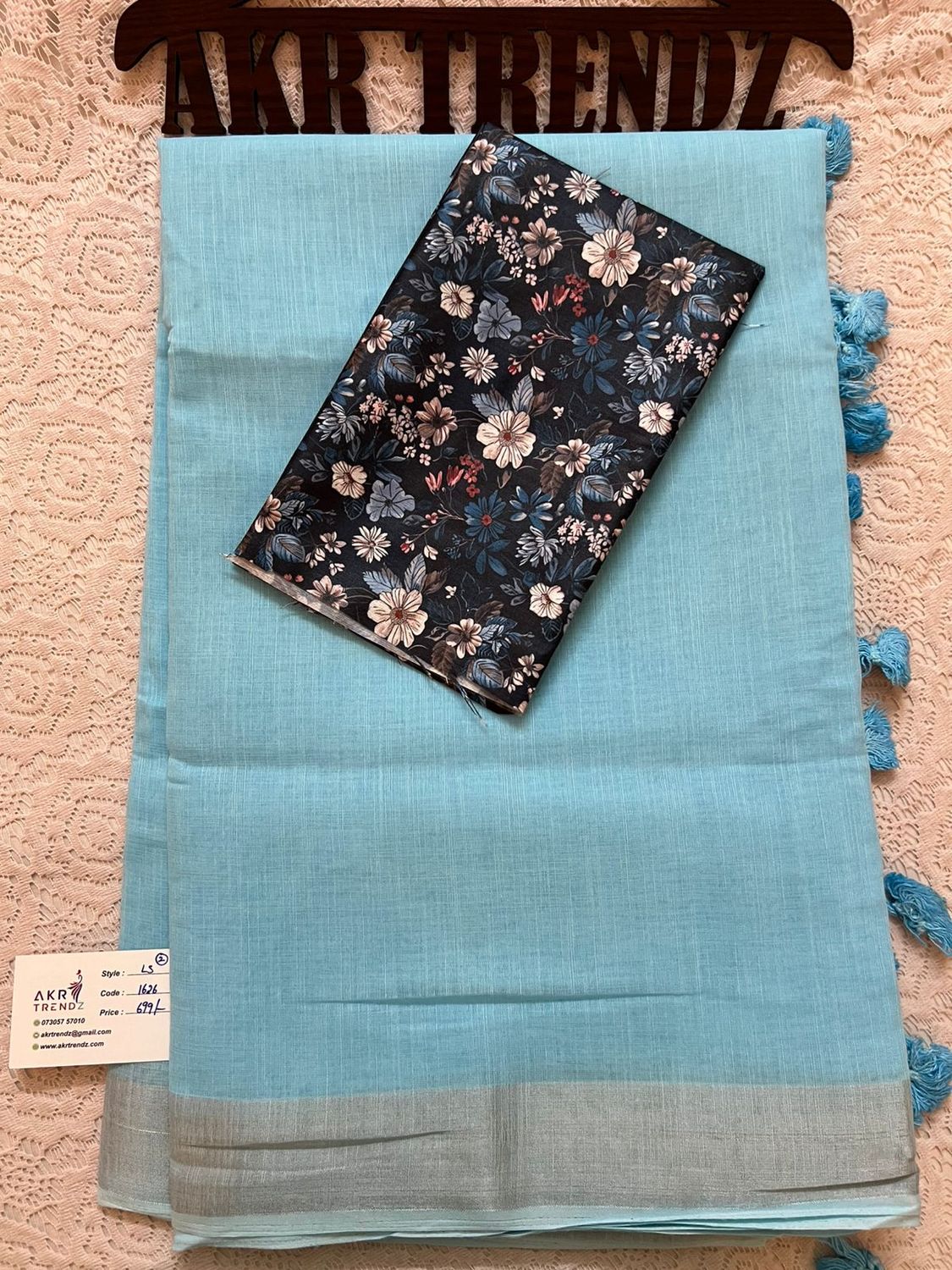 Fancy linen cotton sarees​