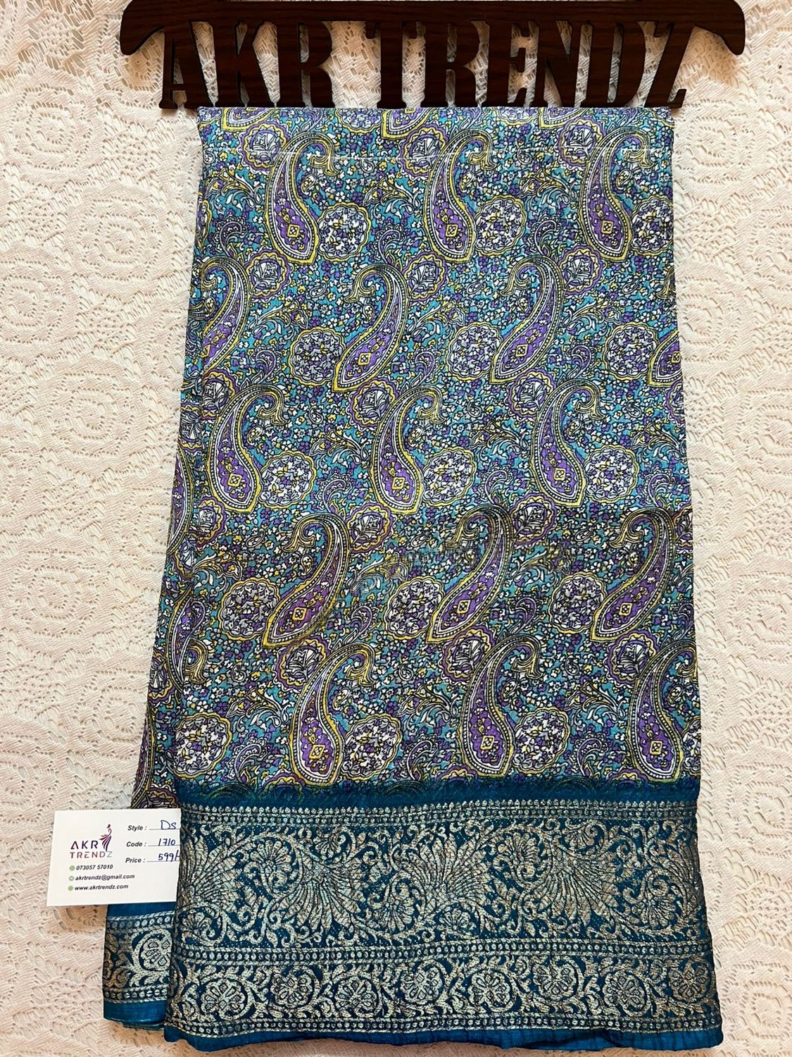 Crushed Dola silk sarees​