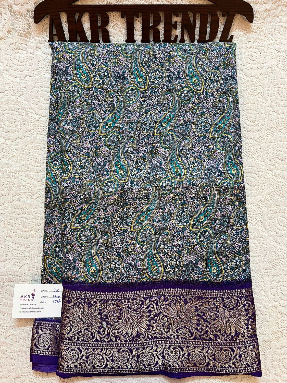 Crushed Dola silk sarees​