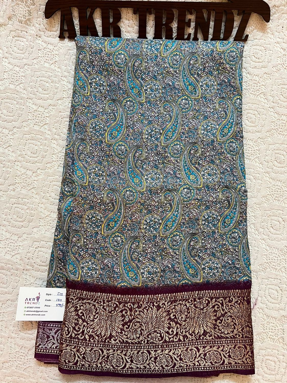 Crushed Dola silk sarees​