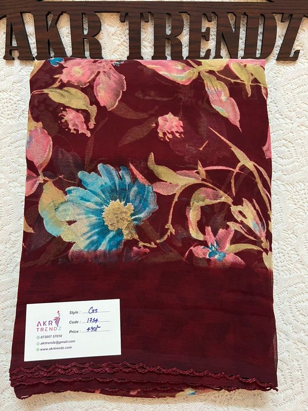 ​Georgette sarees​