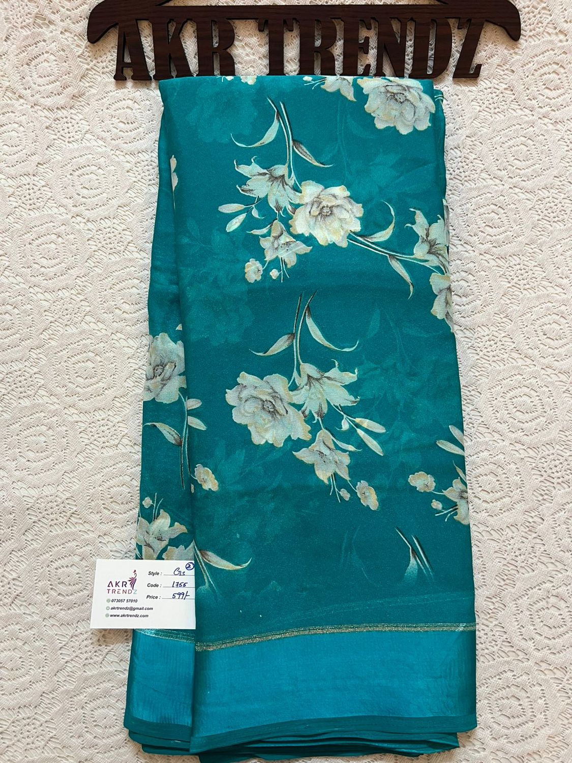 Satin Border Georgette sarees​