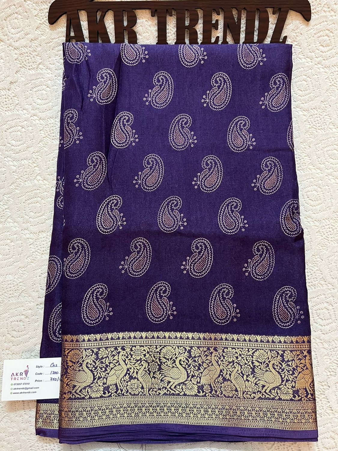 Jacquard border Georgette sarees​