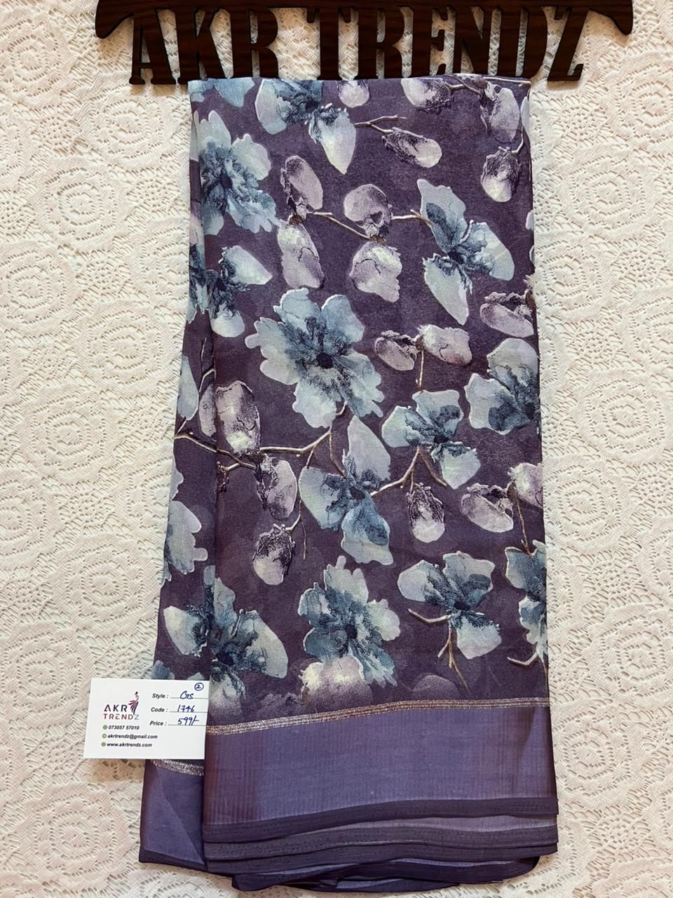 Satin Border Georgette sarees​