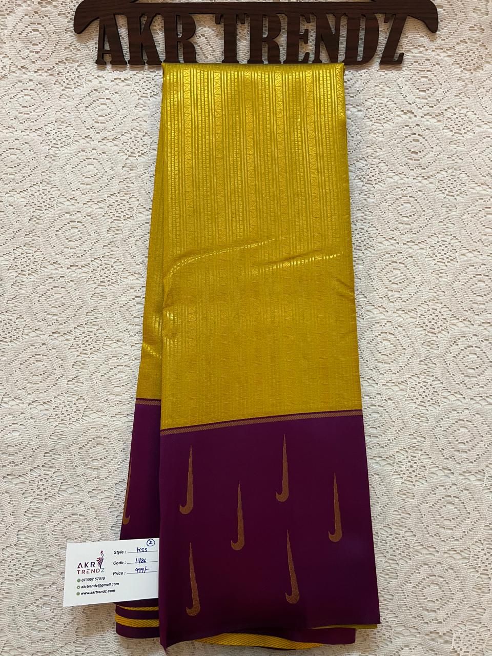 Kanchi semi silk sarees priced​