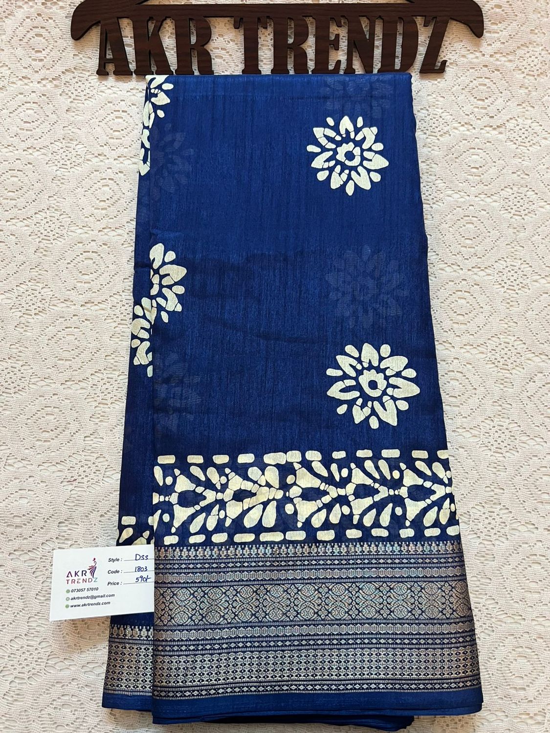 ​Batik print Dola silk sarees​
