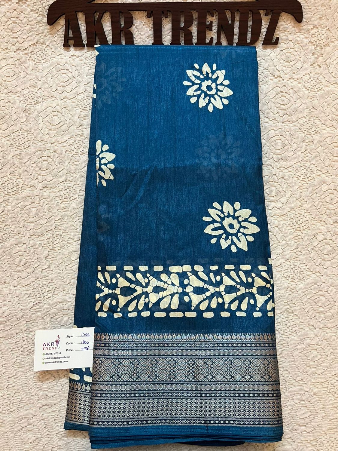 ​Batik print Dola silk sarees​