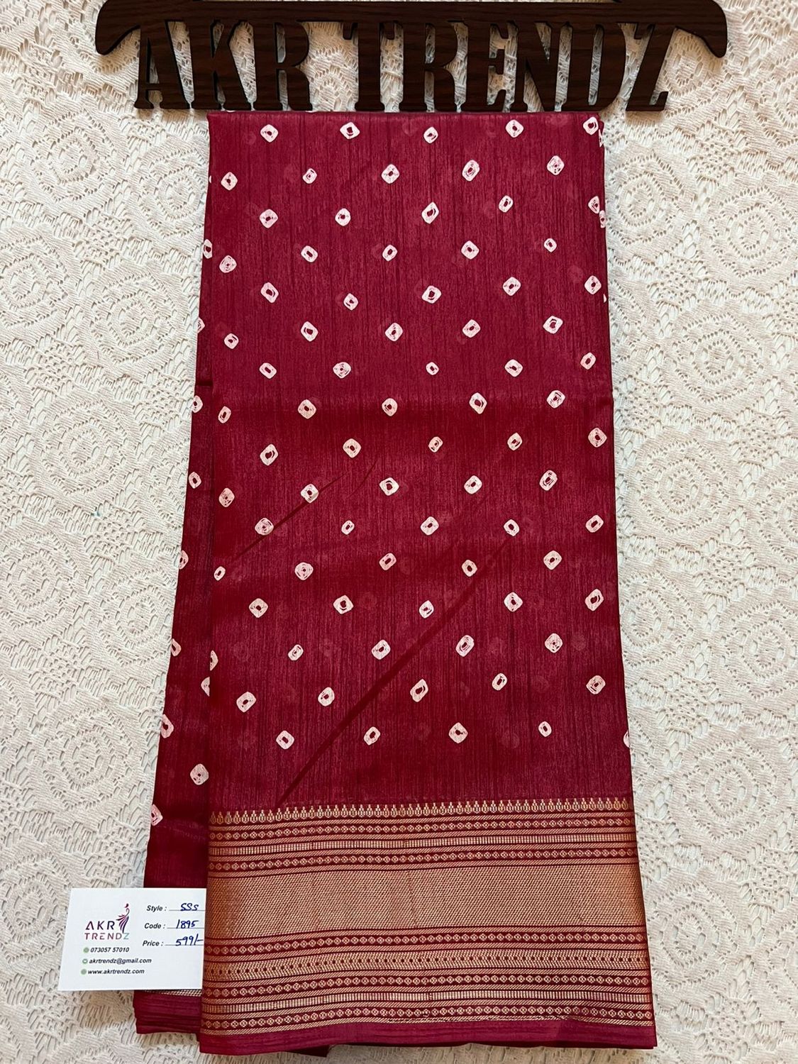 Bandhani Dola silk sarees​