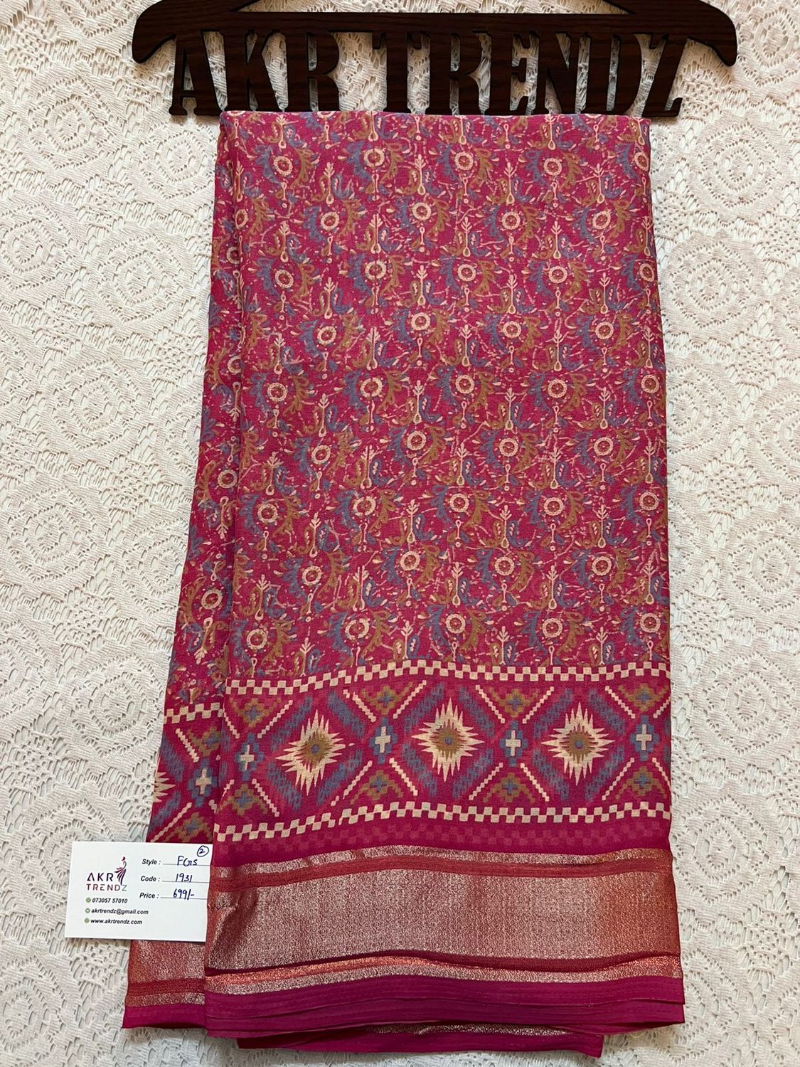 Fancy Georgette sarees