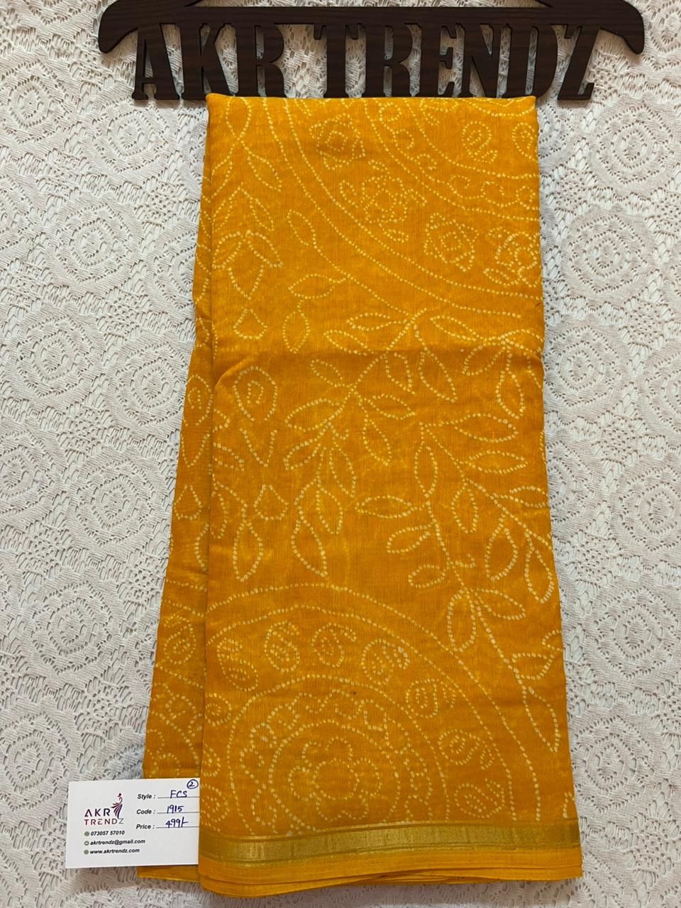 Fancy cotton sarees​