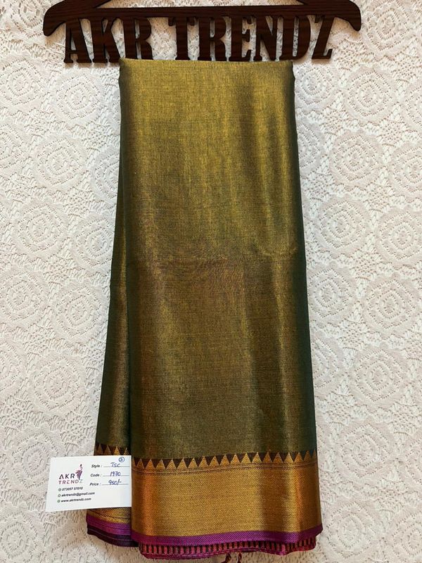 Tissue silk cotton sarees​