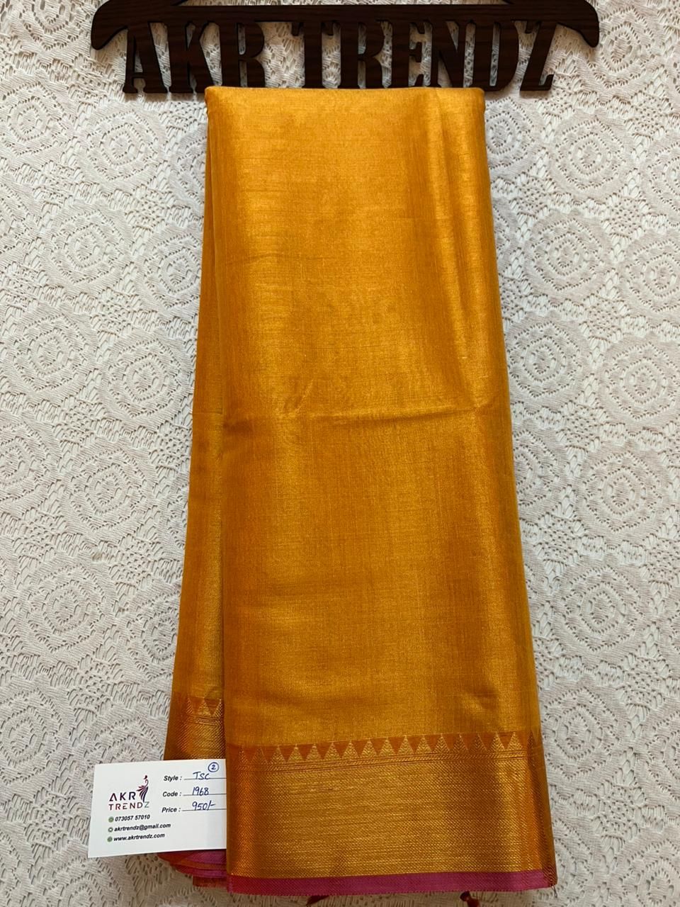 Tissue silk cotton sarees​