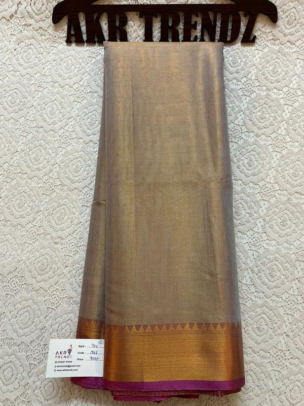 Tissue silk cotton sarees​