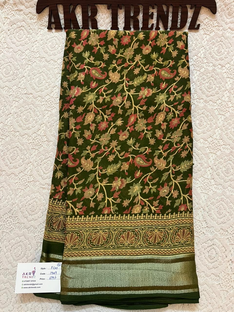 Fancy Georgette sarees