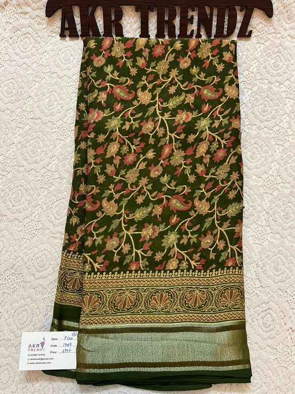 Fancy Georgette sarees