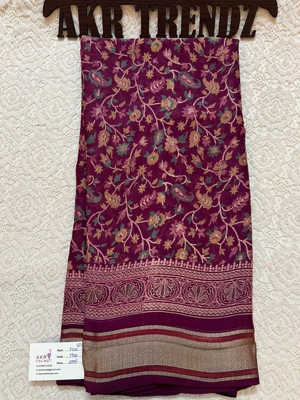 Fancy Georgette sarees