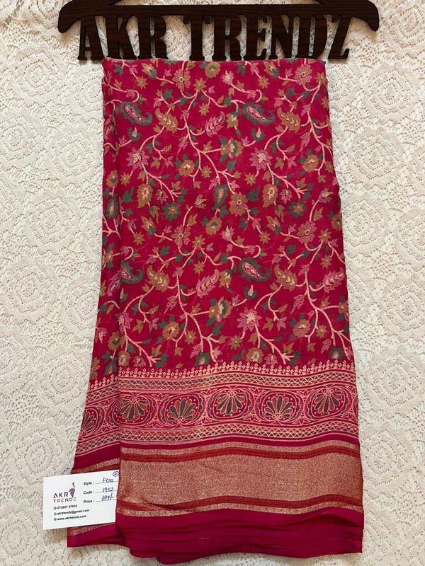 Fancy Georgette sarees