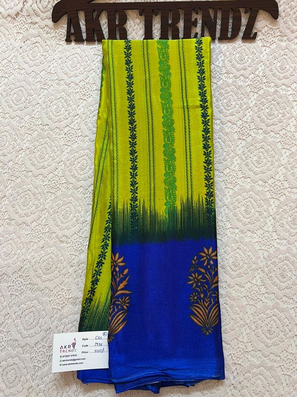 Fancy crepe silk sarees​